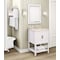 Alaterre Furniture 25" Bath Storage Shelf with Two Towel Rods, White ABSS0050 - alternate 4